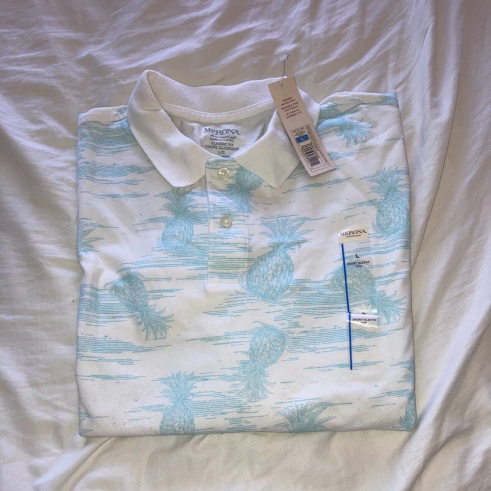 Merona Classic Fit Polo Shirt-Large